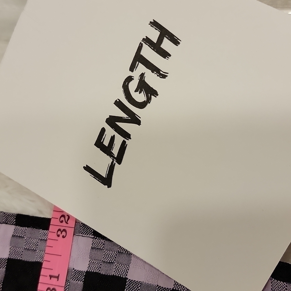 WILD Fable long sleeve purple and black gingham dress size small - Picture 11 of 12